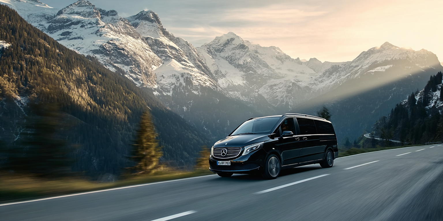 Book your transfer to ski resorts or across the Alps